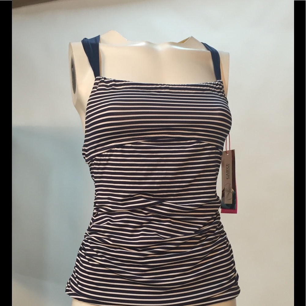 Carve designs tankini. Anchor stripe XL